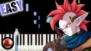 Dragonball Z - Theme of Tapion - EASY Piano Tutorial / タピオンのテーマ【ピアノ簡単楽譜】ドラゴンボールZ 龍拳爆発!!悟空がやらねば誰がやる