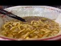 【ラーメン二郎】仙川店でハーフ（麺少なめ）700円 今回のコールはヤサイとアブラとカラメ お酢 ハバネロ入りカレー味激辛スパイス コショウ 仙川ブラックと呼ばれる生姜の効いたスープ 食券先買い制ルール