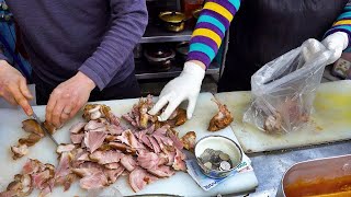 제주도 한림매일시장 모슬포중앙시장 족발 머릿고기 맛집(보람순대국밥,서울순대) 몰아보기/pig's trotters jokbal compilation/Korean street food