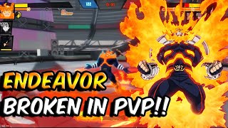 *MUST WATCH* ENDEAVOR ACTUALLY TAKES NO DAMAGE!! RANKED PVP SHOWCASE | MY HERO THE STRONGEST HERO