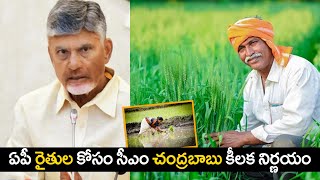 ఏపీ రైతుల కోసం సీఎం చంద్రబాబు కీలక నిర్ణయం | AP Farmers | Chandrababu Naidu | LatestUpdates | TPA