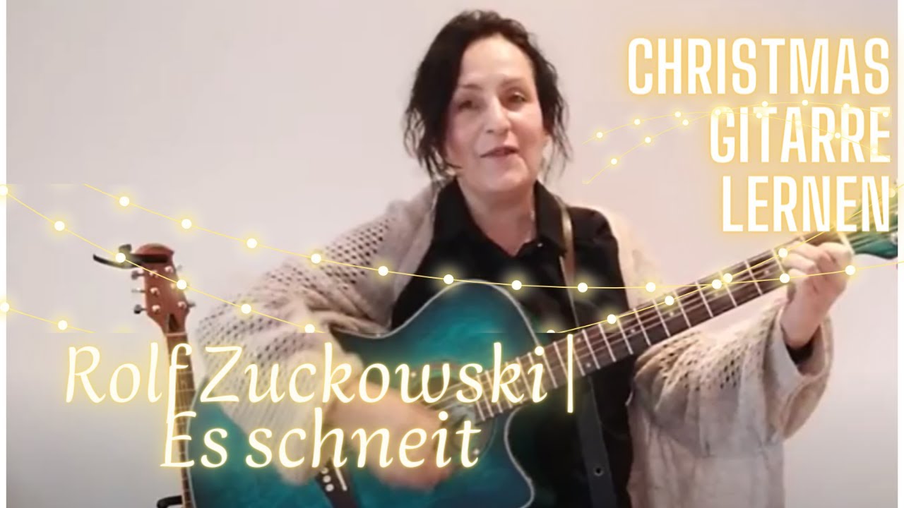 Rolf Zuckowski | Es Schneit #GuitarTutorial Leicht, Cover, # ...