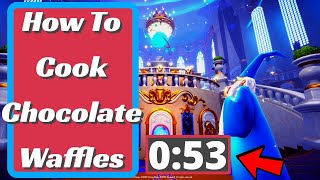How To Cook Chocolate Waffles In Disney Dreamlight Valley