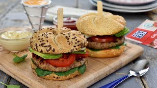 Turkey and quinoa burger | JamilaCuisine