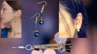 3 amazing earrings,vlog,complete,detail,beads\u0026pearls,foryou,handmade.bonitos aretes