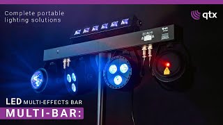 QTX | Multi-Bar: LED Multi-Effects Bar with Tripod