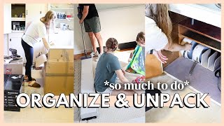 UNPACK \u0026 ORGANIZE OUR NEW HOUSE | kitchen organization, home updates \u0026 unpacking in our fixer upper