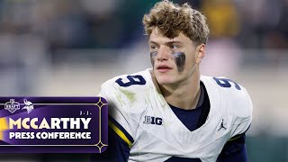 J.J. McCarthy: "It's An Amazing Honor To Be Selected By The Vikings"