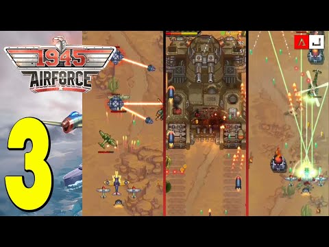 1945 Air Force: Juegos de aviones – Tutorial del juego Parte 3 – Etapa 21 – 30 (Android) #1945airforce