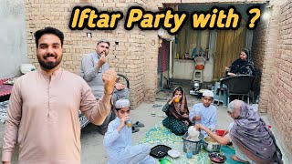 Iftar party with someone special || Mini Family || First iftari dawat kis k sath ki ?