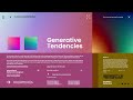 Generative Tendencies : Open call to Generative Designers, Parametric & Procedural Designers