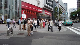 【大阪】人通りが増えた週末の梅田を散策   Osaka Stroll around Umeda on weekends