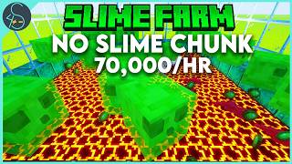 This INSANE Slime Farm Needs NO SLIME CHUNK! [1.21 - Oozing Farm]