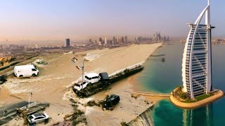 Dubai ve Abu Dabi, BAE'de sel