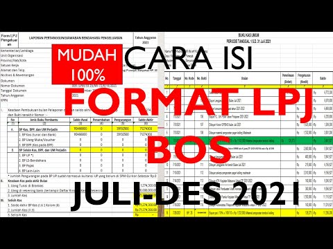 CARA ISI FORMAT BOS LPJ 2021 | TAHAP 2 2021 - YouTube