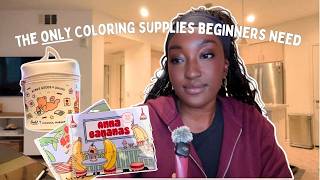 The ONLY Coloring Supplies Beginners Actually Need 🎨 | Coloring Hobby Essentials