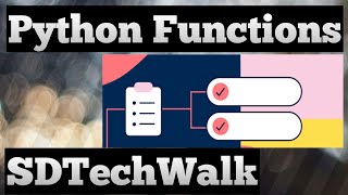 24 Python Functions #Python #SDTechWalk