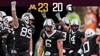 Highlights: Minnesota Football Wins Overtime Thriller Over Michigan State