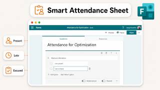 How to Use Microsoft Forms for Attendance (Attendance Sheet Flow)