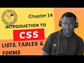 Chapter 14: Lists, Tables & Forms (Complete)