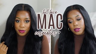 FULL FACE OF MAC COSMETICS! | EASY *SOFT GLAM* FOR THE HOLIDAYS (BEGINNER FRIENDLY) | Andrea Renee