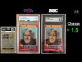 do the grades change cracking psa slabs and submitting to sgc a sports card hobby experiment