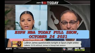 ESPN NBA Today FULL SHOW October 26 2021 | Woj updates Lebron status vs Spurs | Ja Morant Exclusive