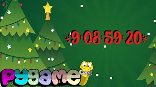 Making a Christmas Countdown with Pygame