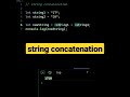 string concatenation | javascript tutorial #shorts #html #javascript