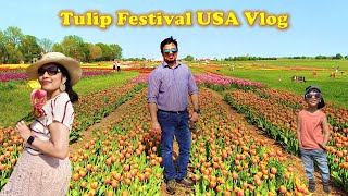 telugu family trip vlog in america 2022 | అమెరికాలో Tulip Festival | telugu vlogs in USA #teluguvlog