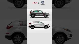 VW Tiguan vs Kia Sportage evolution