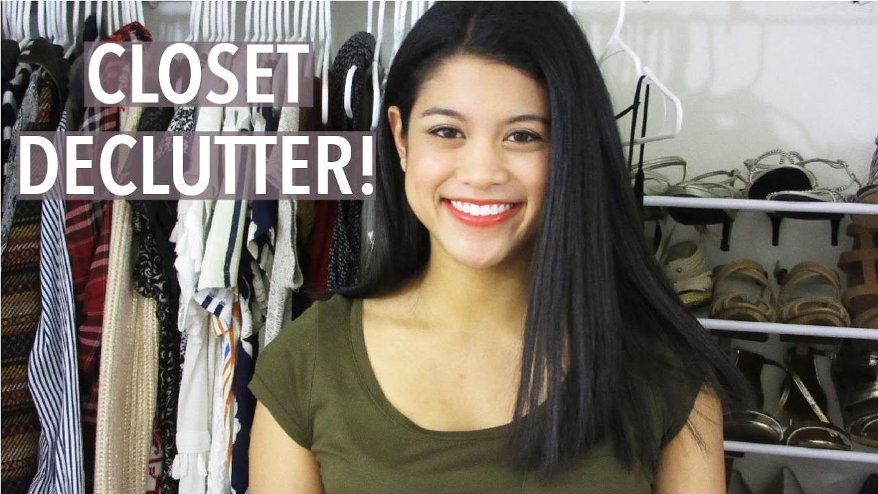 Declutter With Me Closet Purge Youtube