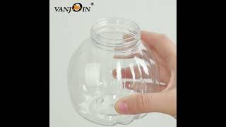 New Design Plastic Juice Bottle with Straw