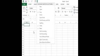 How to Customize Quick Access Toolbar - MS Excel Quick Tips