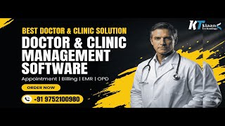 Best Doctor & Clinic Management Software | Appointment, Billing, EMR, OPD