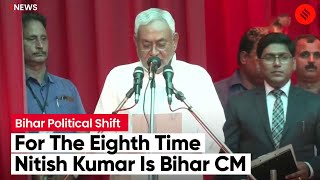 Nitish Kumar Takes Oath As Bihar Chief Minister For The Eighth Time