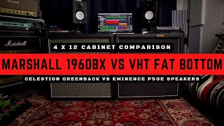 MARSHALL 1960BX vs VHT/FRYETTE FAT BOTTOM | Two great 4x12 cabs