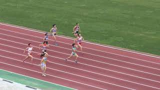 H30　千葉県高校総体　女子200m　準決勝2組