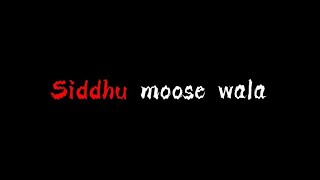 Aase pase mile ne | siddhu moose wala | slow reverb song | black screen lyrics WhatsApp status