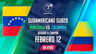 VENEZUELA VS COLOMBIA SUDAMERICANO SUB 20 EN VIVO