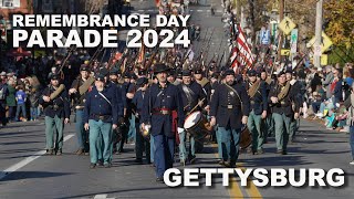 Experience the Gettysburg Remembrance Day Parade 2024 in 4K