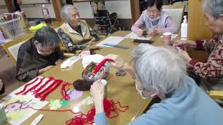 ショートステイ陽だまりの幸望庵♬手工芸②