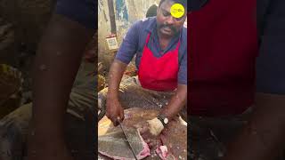 KASIMEDU SPEED SELVAM SOLE NAKKU FISH CUTTING VIDEO #kasimeduselvam #bigfishcutting #bigfish #shorts