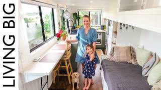 She Lost Her Apartment Then Built This Stunning Tiny House For Her and Her Daughter!
