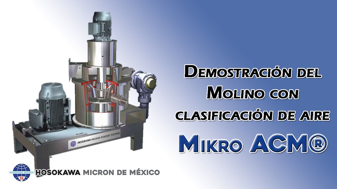 Molino Con Clasificador De Aire Mikro ACM® - YouTube