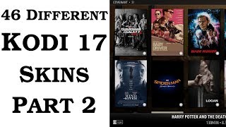 46 different Kodi 17 Skins - Part 2