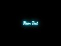 Neon Text Effect - HTML & CSS - CSS Text Effects