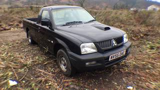 Rare Mitsubishi L200 single cab walk round and start up