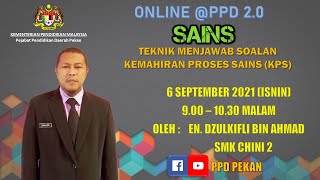 Online@PPD 2.0 - Sains