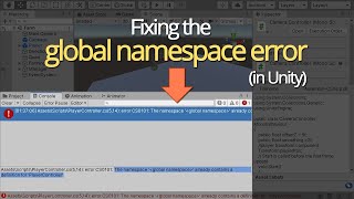Fixing Unity's "global namespace already contains a definition" error
